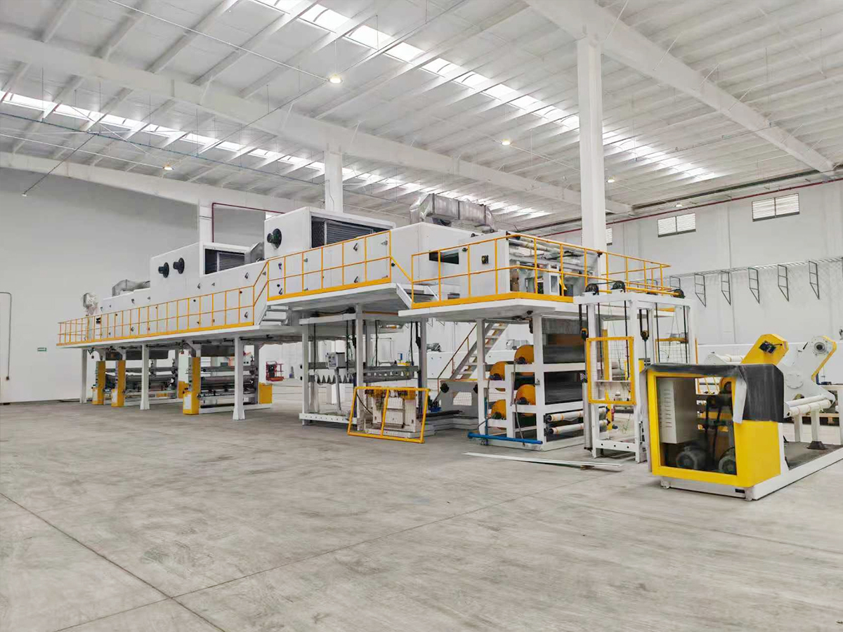 Linha de produção de couro PVC/PU